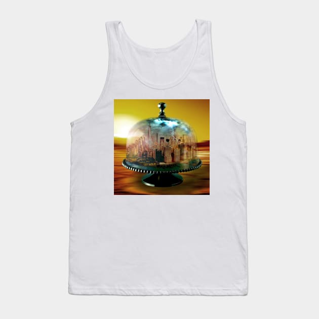 Manhattan Under the Dome Tank Top by Marian Voicu